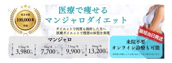 医療で痩せるマンジャロダイエット